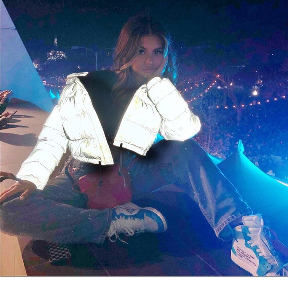 Limited edition reflective puffer jacket grey XS - Picture 2 of 3